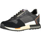 Black Polyester Men Sneaker