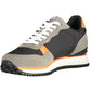 Gray Polyester Men Sneaker