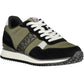 Green Polyester Men Sneaker