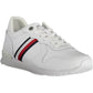 White Polyester Men Sneaker