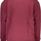Purple Cotton Men Sweater