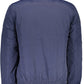 Blue Polyamide Men Jacket