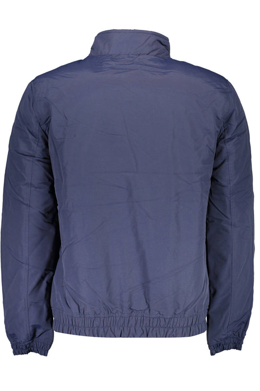 Blue Polyamide Men Jacket