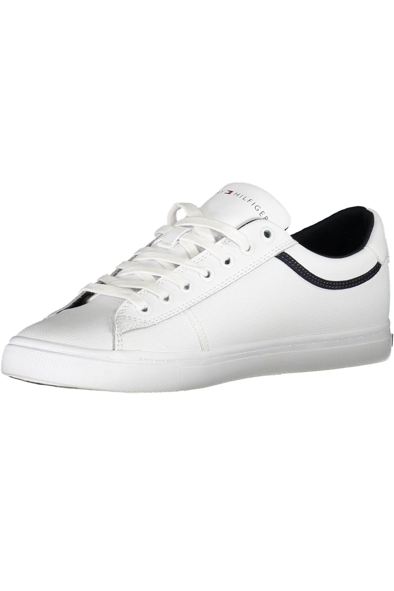 White Polyester Mens Sneaker
