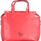 Red Polyethylene Women Handbag