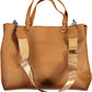 Brown Polyethylene Women Handbag