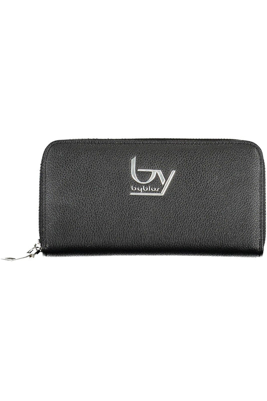 Black Polyurethane Women Wallet