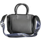 Black Polyethylene Women Handbag