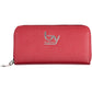 Red Polyurethane Women Wallet