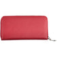 Red Polyurethane Women Wallet