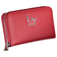 Red Polyurethane Women Wallet