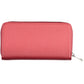 Red Polyurethane Women Wallet