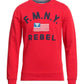 Red Cotton Men Sweater