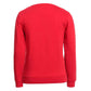 Red Cotton Men Sweater