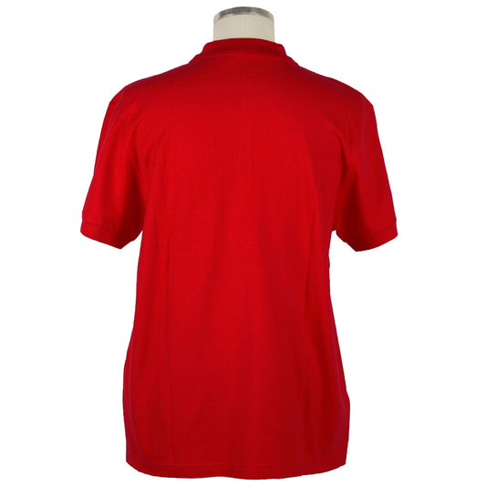 Red Cotton Men Polo