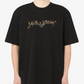 Black Cotton Men T-Shirt