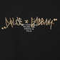 Black Cotton Men T-Shirt