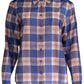 Blue Cotton Women Shirt
