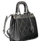 Black Polyurethane Women Handbag