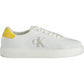 White Polyester Men Sneaker