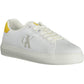 White Polyester Men Sneaker