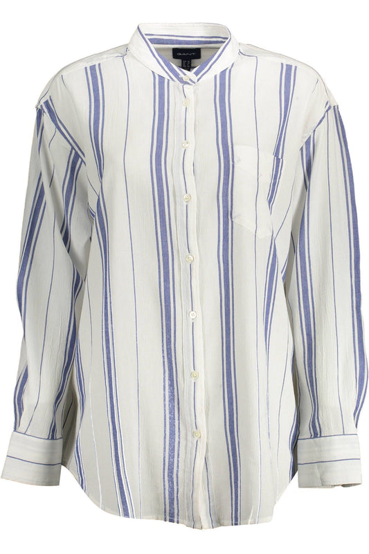 White Cotton Women Shirt