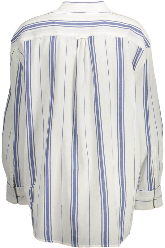White Cotton Women Shirt