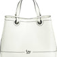 White Polyurethane Women Handbag