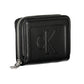 Black Polyurethane Women Wallet