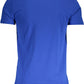 Blue Cotton Men T-Shirt