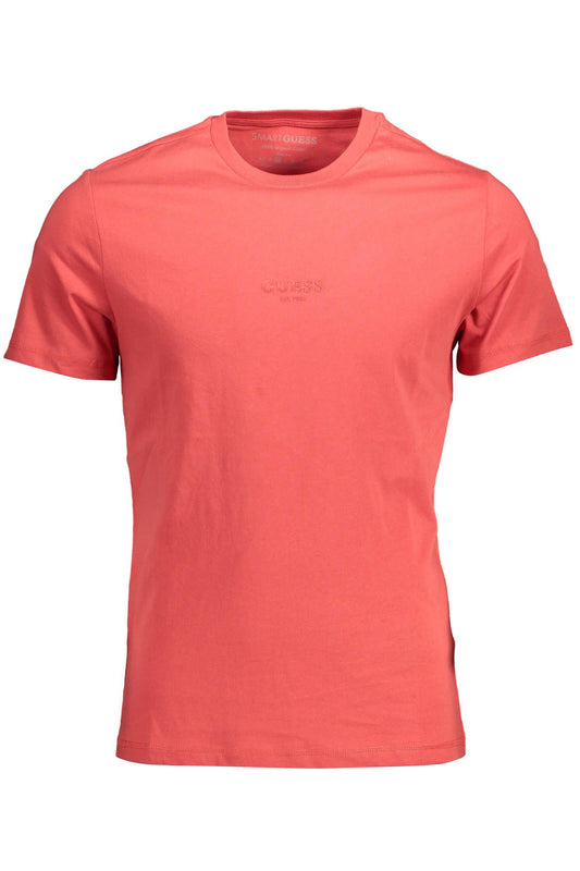 Red Cotton Men T-Shirt