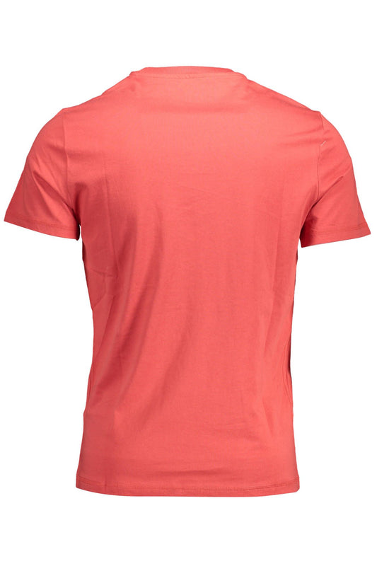 Red Cotton Men T-Shirt