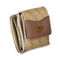 Beige Polyurethane Women Wallet