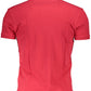 Red Cotton Men Polo Shirt