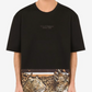 Black Cotton Men T-Shirt