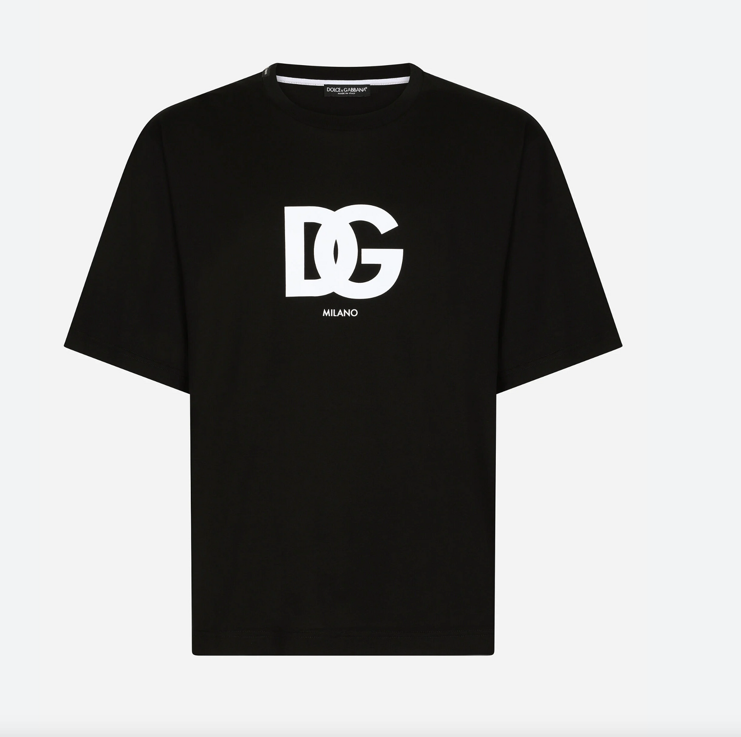 Black Cotton Men T-Shirt