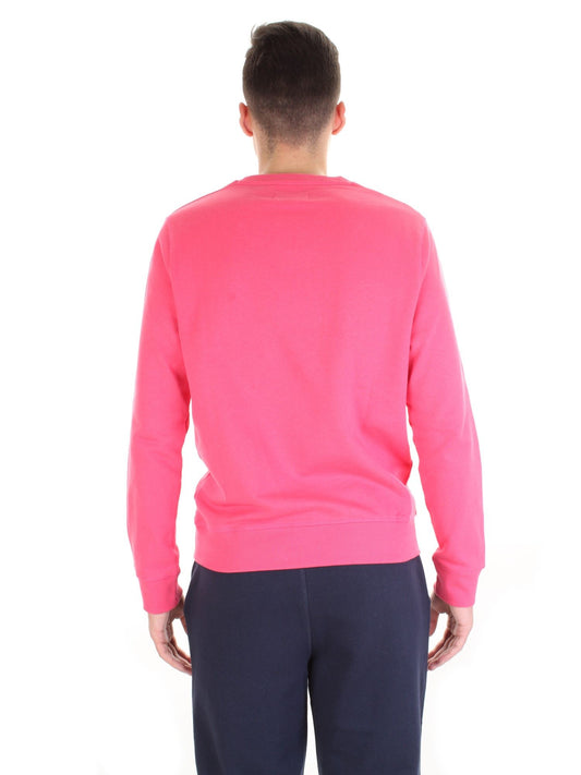 Fuchsia Cotton Men Sweater