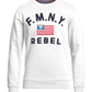 Embroidered Cotton Crew Neck Sweatshirt