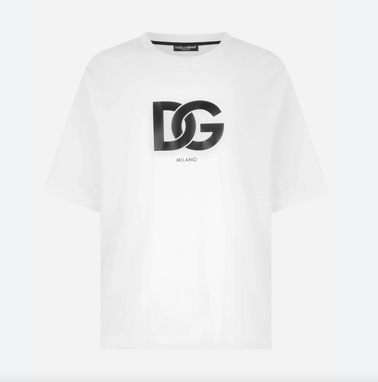 White Cotton Men T-Shirt