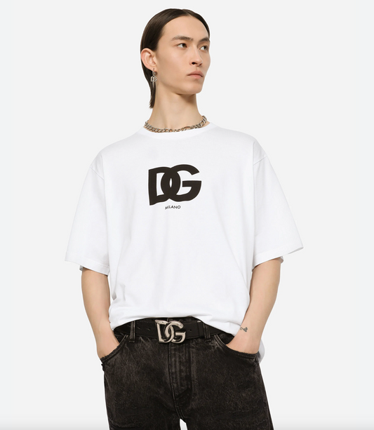 White Cotton Men T-Shirt