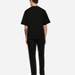 Black Cotton Men T-Shirt