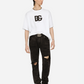 White Cotton Men T-Shirt