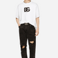 White Cotton Men T-Shirt
