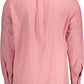 Red Cotton Men Shirt