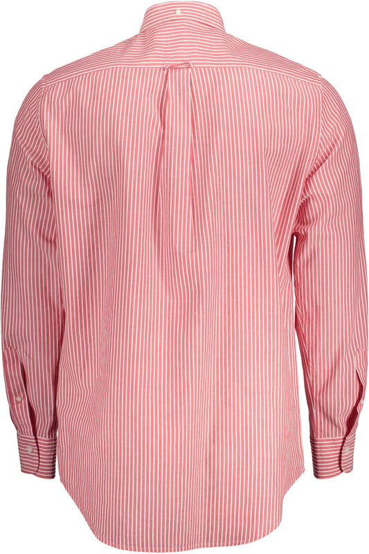 Red Cotton Men Shirt