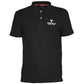 Black Cotton Men Polo Shirt