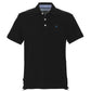 Black Cotton Mens Polo Shirt