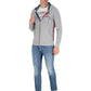 Gray Cotton Men Sweater