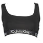 Black Cotton Women Sports Bra