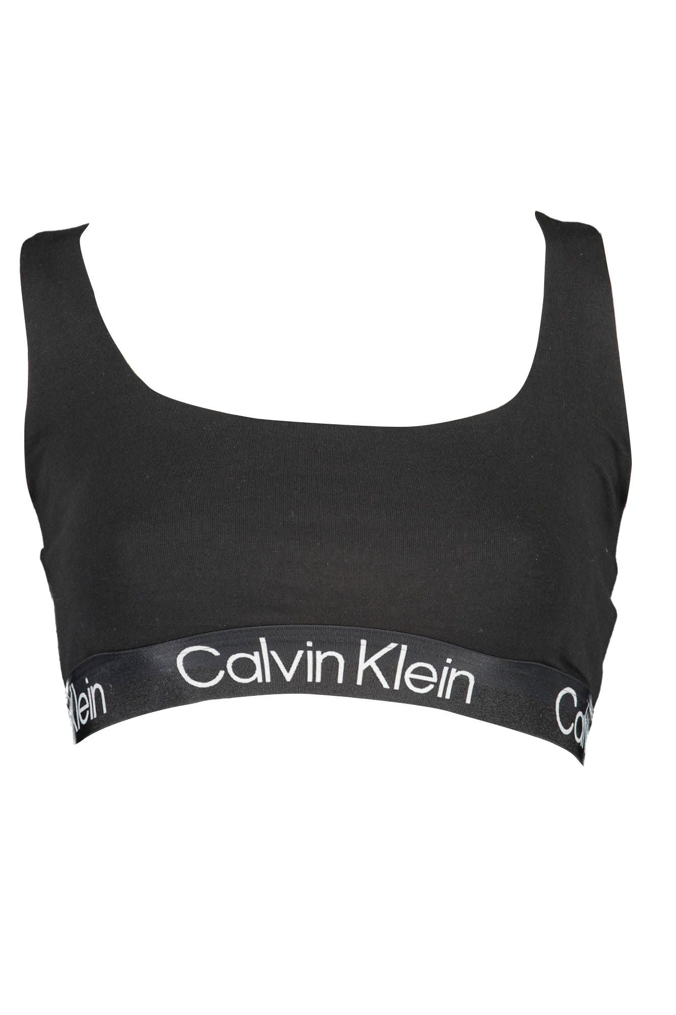 Black Cotton Women Sports Bra
